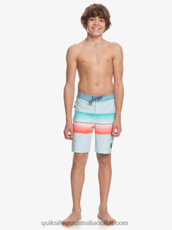 Quiksilver Boys 8-16 SurfSilk Resin Tint 17 Boardshorts H2N4B2300 insignia blue