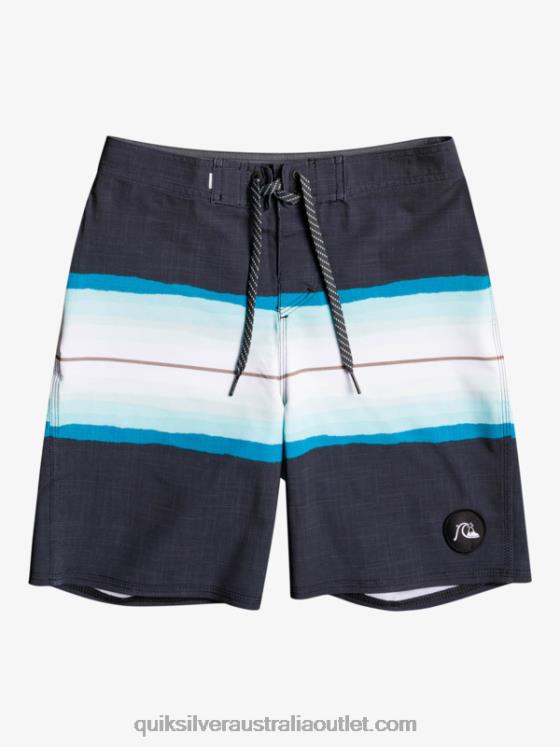 Quiksilver Boys 8-16 SurfSilk Resin Tint 17 Boardshorts H2N4B2301 black