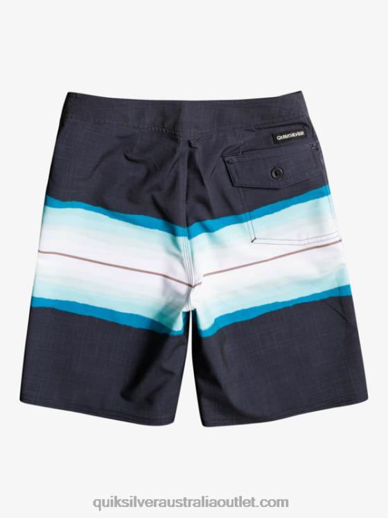 Quiksilver Boys 8-16 SurfSilk Resin Tint 17 Boardshorts H2N4B2301 black