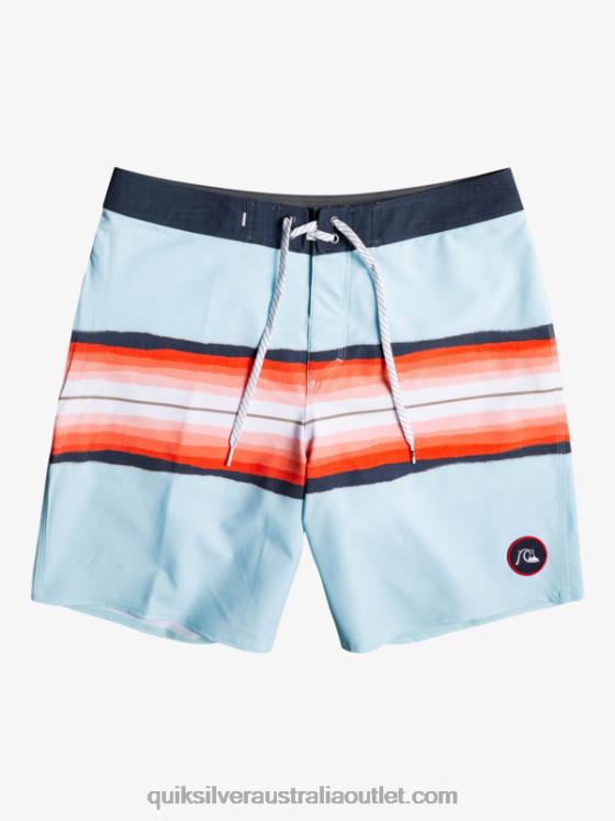Quiksilver Boys 8-16 SurfSilk Resin Tint 17 Boardshorts H2N4B2302 blue grey