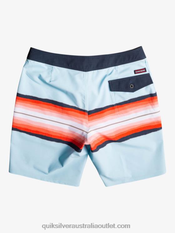 Quiksilver Boys 8-16 SurfSilk Resin Tint 17 Boardshorts H2N4B2302 blue grey