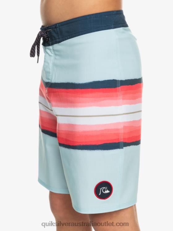 Quiksilver Boys 8-16 SurfSilk Resin Tint 17 Boardshorts H2N4B2302 blue grey