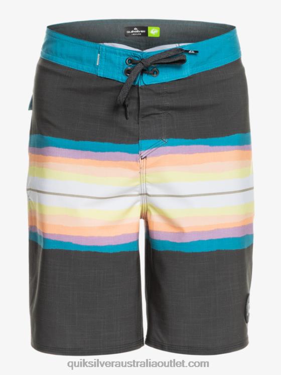 Quiksilver Boys 8-16 SurfSilk Resin Tint 17 Boardshorts H2N4B2303 tarmac