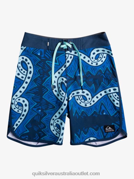 Quiksilver Boys 8-16 SurfSilk Throwback 17 Boardshorts H2N4B2328 insignia blue