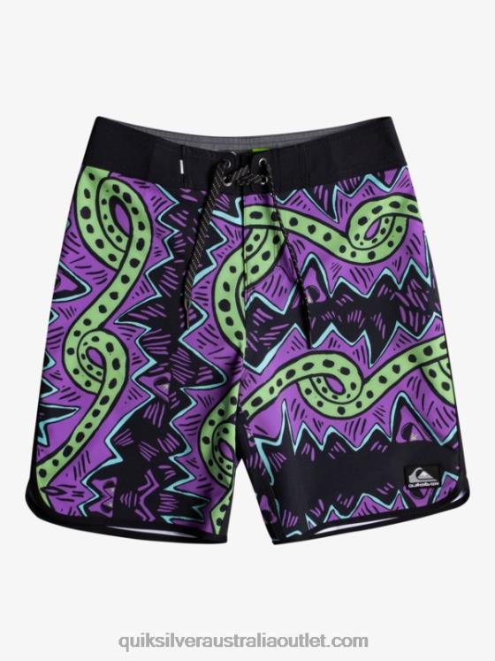 Quiksilver Boys 8-16 SurfSilk Throwback 17 Boardshorts H2N4B2329 black