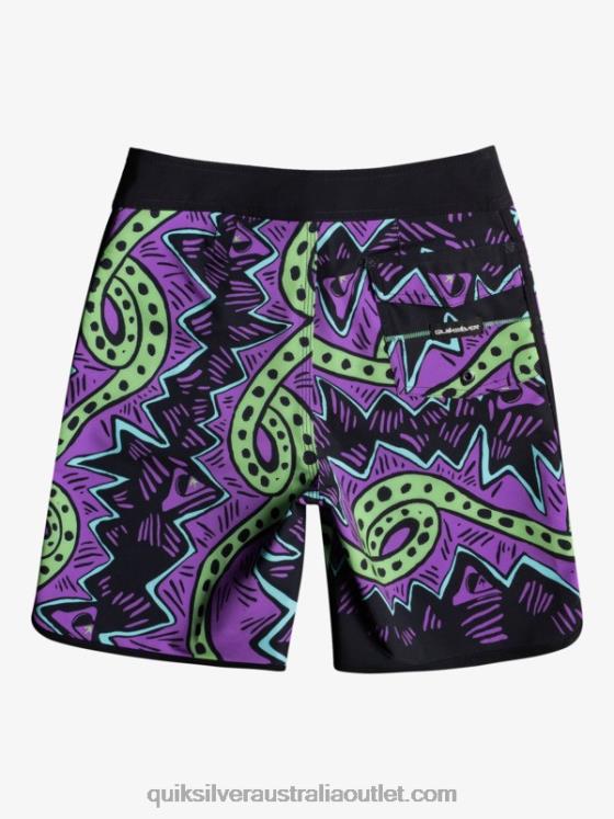 Quiksilver Boys 8-16 SurfSilk Throwback 17 Boardshorts H2N4B2329 black