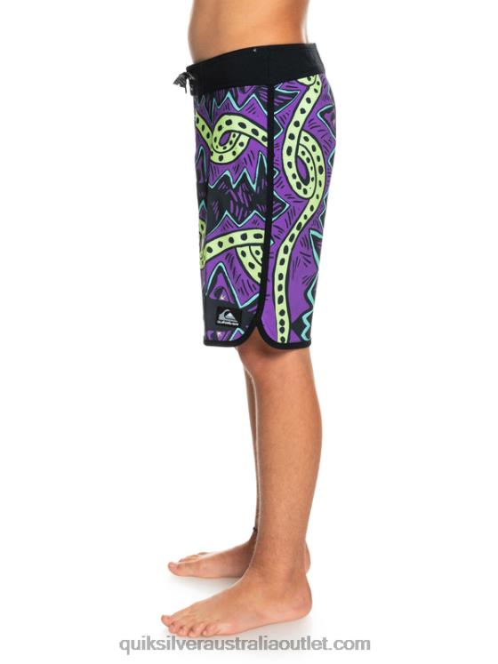 Quiksilver Boys 8-16 SurfSilk Throwback 17 Boardshorts H2N4B2329 black