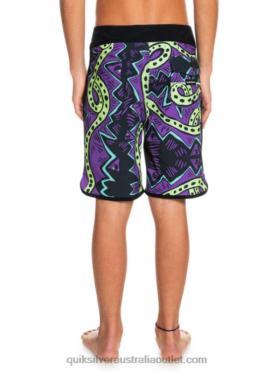 Quiksilver Boys 8-16 SurfSilk Throwback 17 Boardshorts H2N4B2329 black