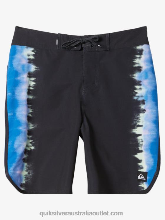 Quiksilver Boys 8-16 Surfsilk Scallop 17 Boardshorts H2N4B2018 black