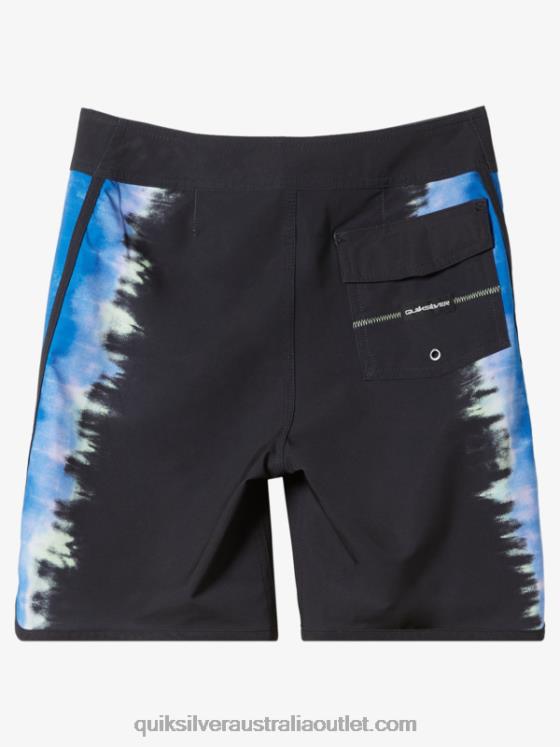 Quiksilver Boys 8-16 Surfsilk Scallop 17 Boardshorts H2N4B2018 black
