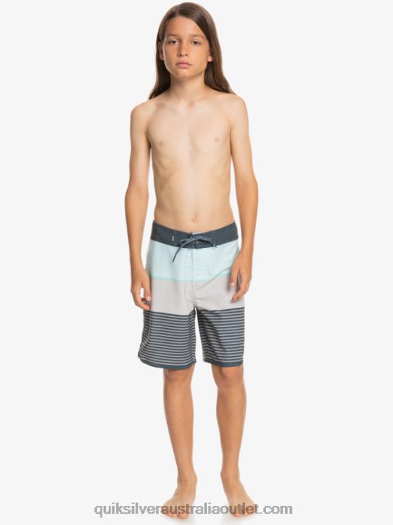 Quiksilver Boys 8-16 Surfsilk Tijuana 17 Boardshorts H2N4B1986 beach glass