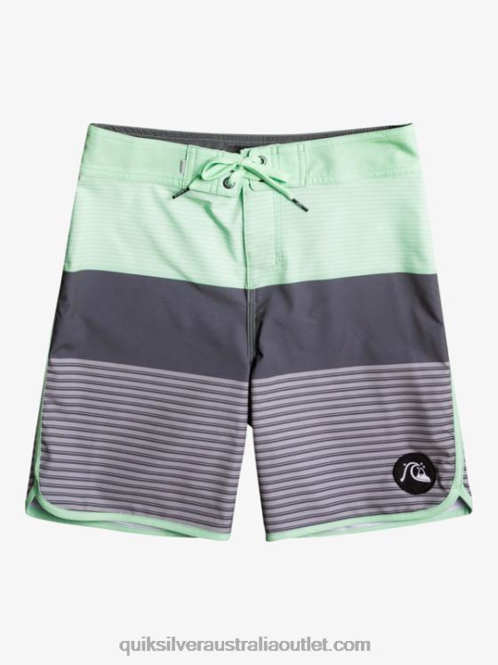 Quiksilver Boys 8-16 Surfsilk Tijuana Yth 17 Boardshort H2N4B2267 iron gate