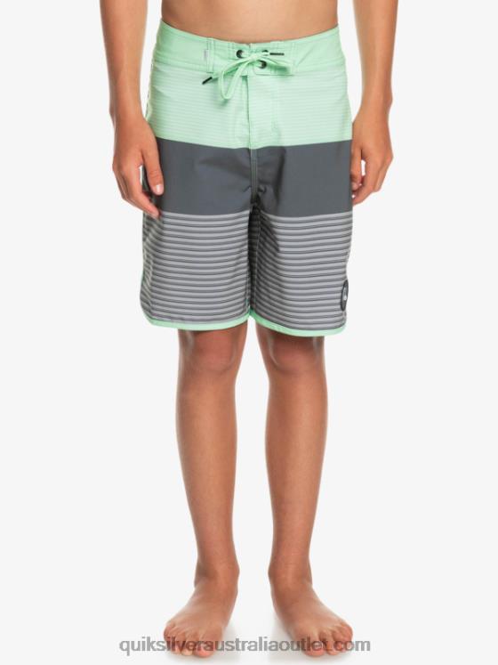 Quiksilver Boys 8-16 Surfsilk Tijuana Yth 17 Boardshort H2N4B2267 iron gate