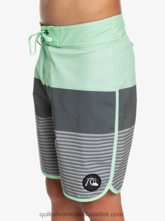Quiksilver Boys 8-16 Surfsilk Tijuana Yth 17 Boardshort H2N4B2267 iron gate