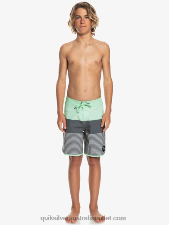 Quiksilver Boys 8-16 Surfsilk Tijuana Yth 17 Boardshort H2N4B2267 iron gate