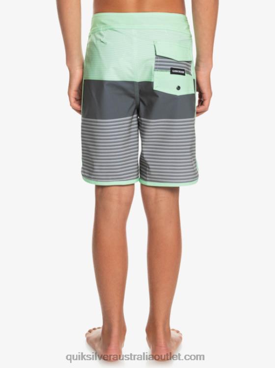 Quiksilver Boys 8-16 Surfsilk Tijuana Yth 17 Boardshort H2N4B2267 iron gate