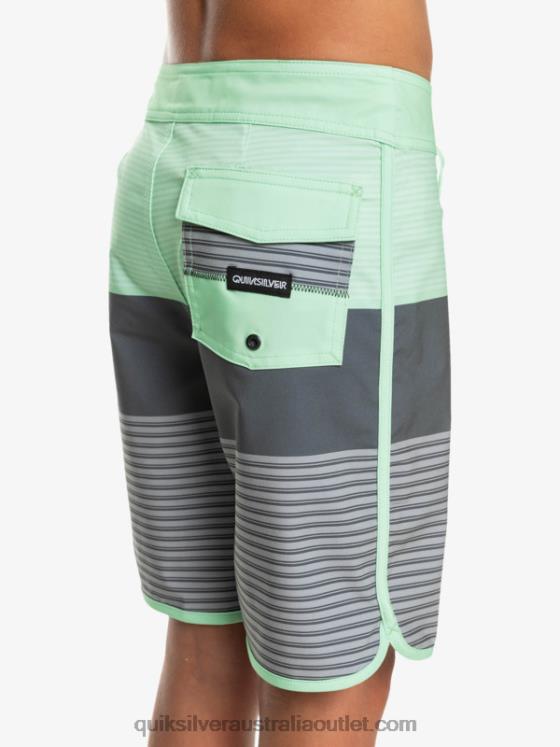 Quiksilver Boys 8-16 Surfsilk Tijuana Yth 17 Boardshort H2N4B2267 iron gate