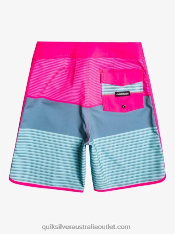 Quiksilver Boys 8-16 Surfsilk Tijuana Yth 17 Boardshort H2N4B2268 pink glo