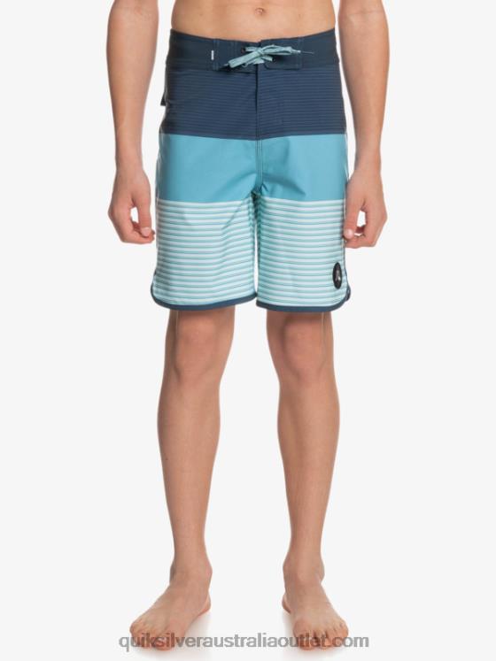 Quiksilver Boys 8-16 Surfsilk Tijuana Yth 17 Boardshort H2N4B2269 insignia blue