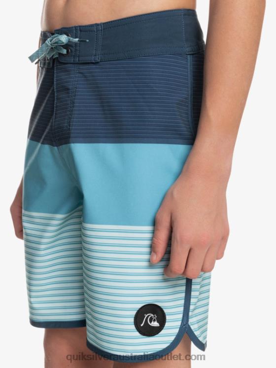 Quiksilver Boys 8-16 Surfsilk Tijuana Yth 17 Boardshort H2N4B2269 insignia blue