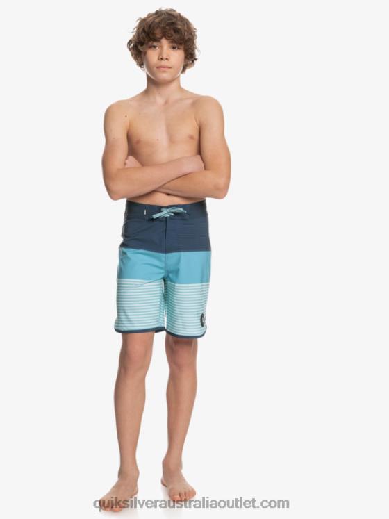 Quiksilver Boys 8-16 Surfsilk Tijuana Yth 17 Boardshort H2N4B2269 insignia blue