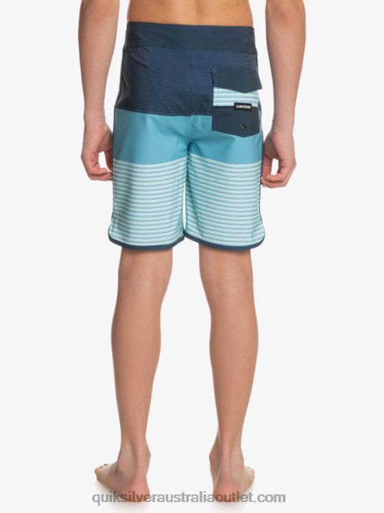Quiksilver Boys 8-16 Surfsilk Tijuana Yth 17 Boardshort H2N4B2269 insignia blue