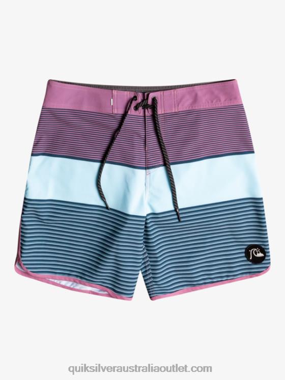Quiksilver Boys 8-16 Surfsilk Tijuana Yth 17 Boardshort H2N4B2270 dusty orchid