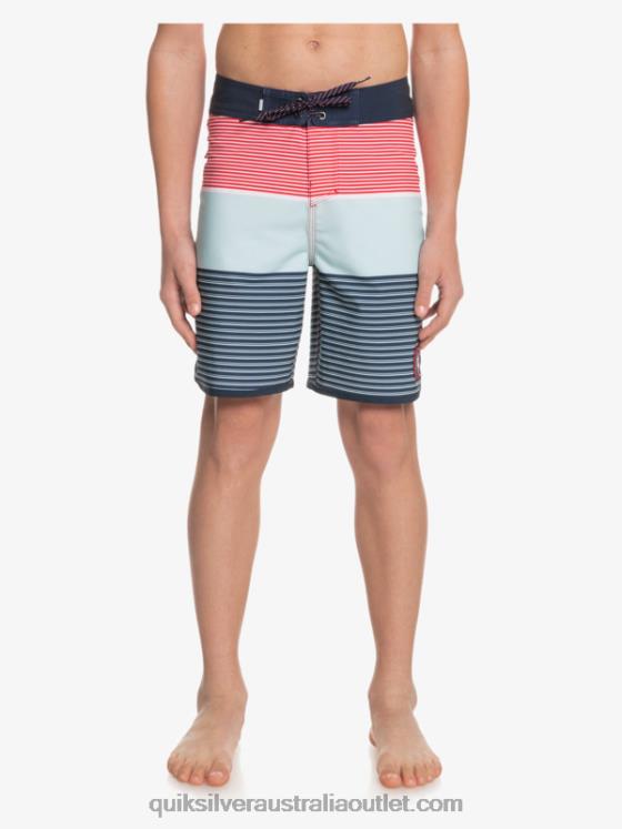 Quiksilver Boys 8-16 Surfsilk Tijuana Yth 17 Boardshort H2N4B2272 high risk red