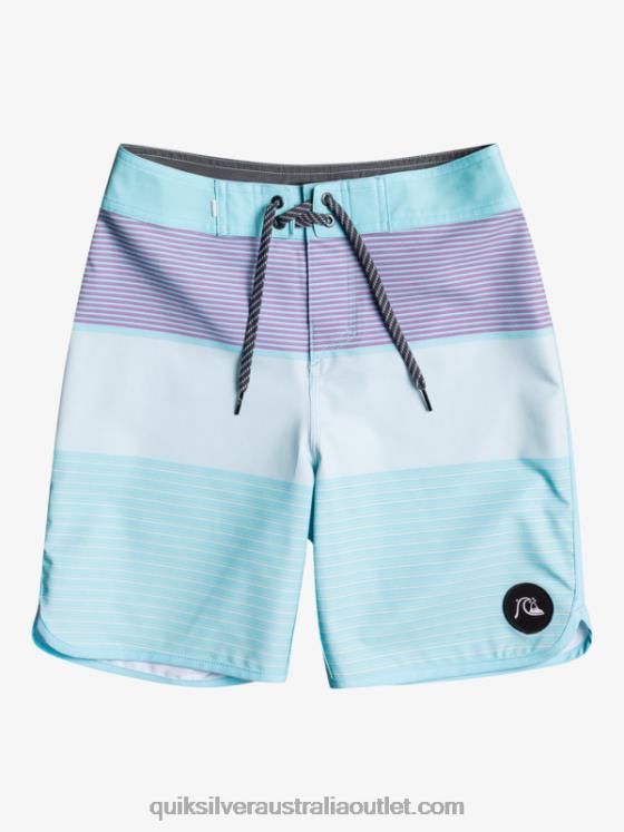 Quiksilver Boys 8-16 Surfsilk Tijuana Yth 17 Boardshort H2N4B2273 angel blue