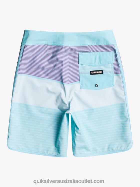 Quiksilver Boys 8-16 Surfsilk Tijuana Yth 17 Boardshort H2N4B2273 angel blue