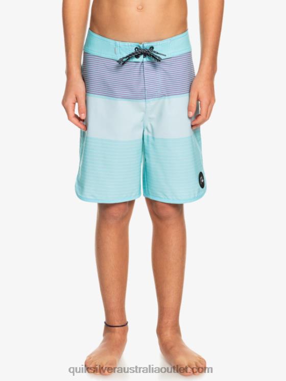 Quiksilver Boys 8-16 Surfsilk Tijuana Yth 17 Boardshort H2N4B2273 angel blue