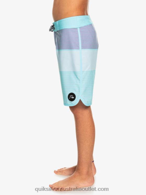 Quiksilver Boys 8-16 Surfsilk Tijuana Yth 17 Boardshort H2N4B2273 angel blue