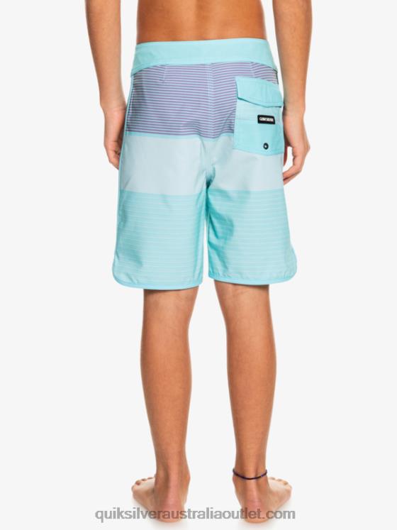 Quiksilver Boys 8-16 Surfsilk Tijuana Yth 17 Boardshort H2N4B2273 angel blue