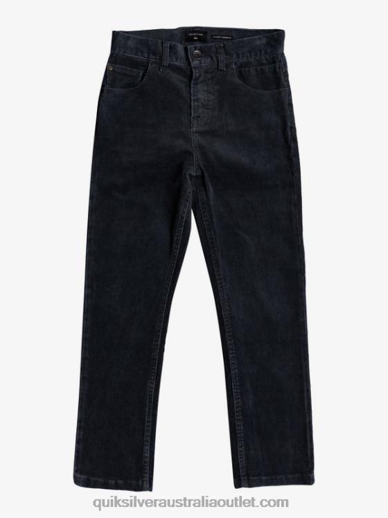 Quiksilver Boys 8-16 Kracker Tapered Corduroy Pants H2N4B2330 black