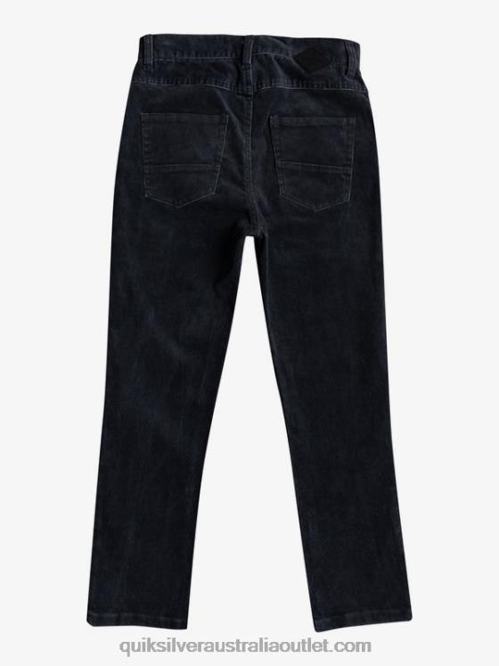Quiksilver Boys 8-16 Kracker Tapered Corduroy Pants H2N4B2330 black