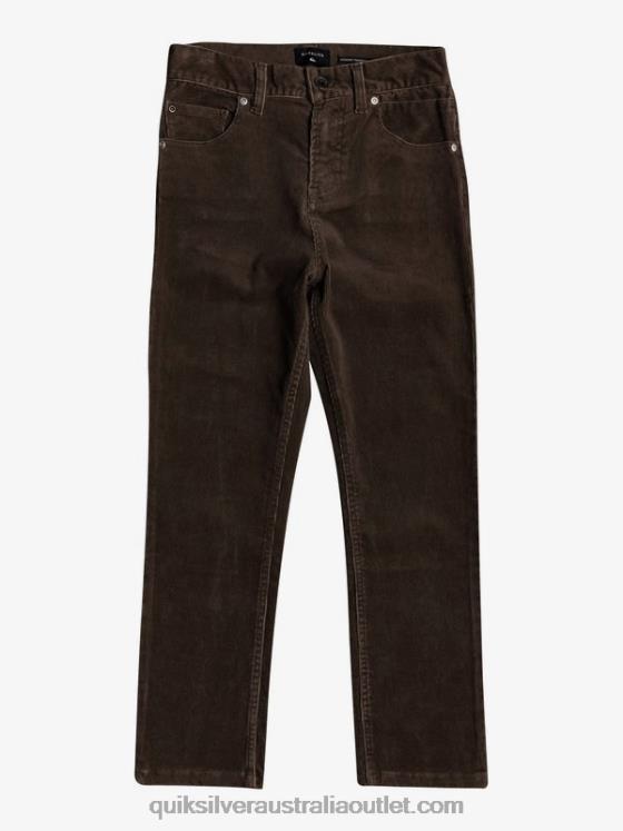 Quiksilver Boys 8-16 Kracker Tapered Corduroy Pants H2N4B2331 demitasse