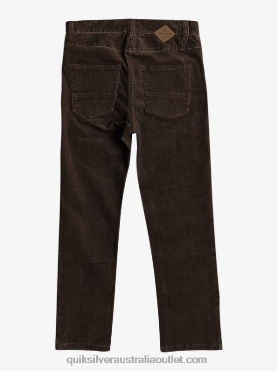 Quiksilver Boys 8-16 Kracker Tapered Corduroy Pants H2N4B2331 demitasse