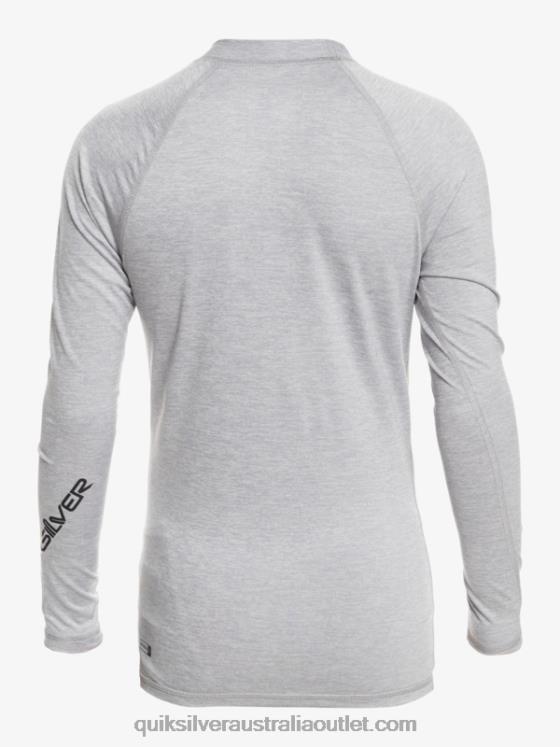 Quiksilver Boys 8-16 All Time Ls Youth L/SL Surf Tee H2N4B2096 sleet heather