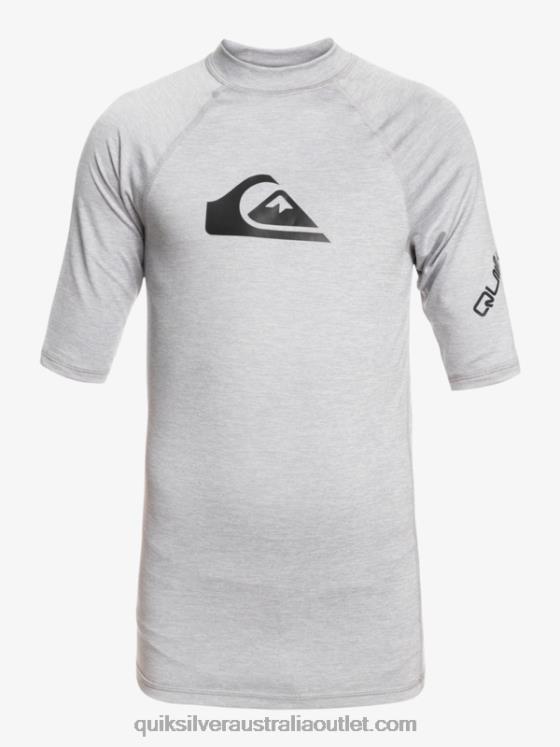 Quiksilver Boys 8-16 All Time Ss Youth S/SL Surf Tee H2N4B2062 sleet heather