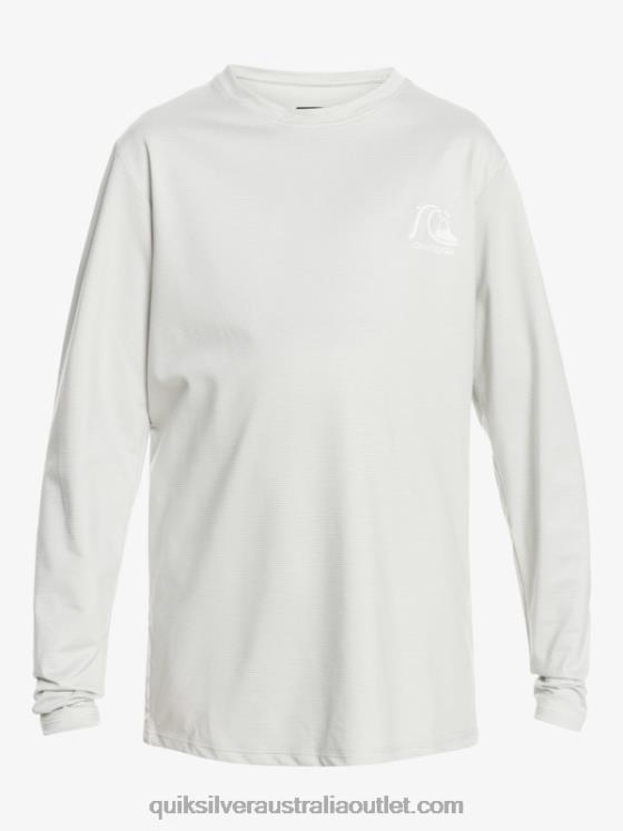 Quiksilver Boys 8-16 Heritage Heather Long Sleeve UPF 50 Surf T-Shirt H2N4B2198 gray violet heather