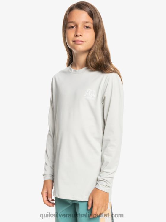 Quiksilver Boys 8-16 Heritage Heather Long Sleeve UPF 50 Surf T-Shirt H2N4B2198 gray violet heather