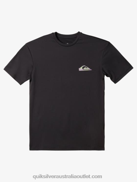 Quiksilver Boys 8-16 Mix Session UPF 50 Short Sleeve Surf Tee H2N4B2012 tarmac