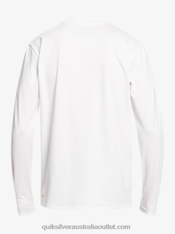 Quiksilver Boys 8-16 Solid Streak Ls Youth L/SL Surf Tee H2N4B2118 white