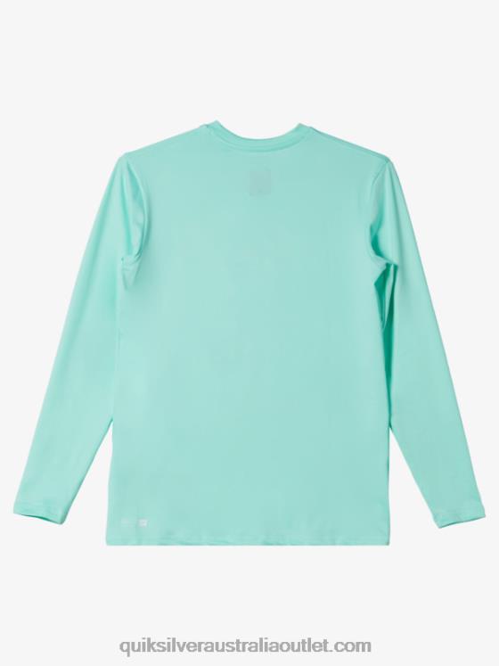 Quiksilver Boys 8-16 Solid Streak Ls Youth L/SL Surf Tee H2N4B2120 beach glass