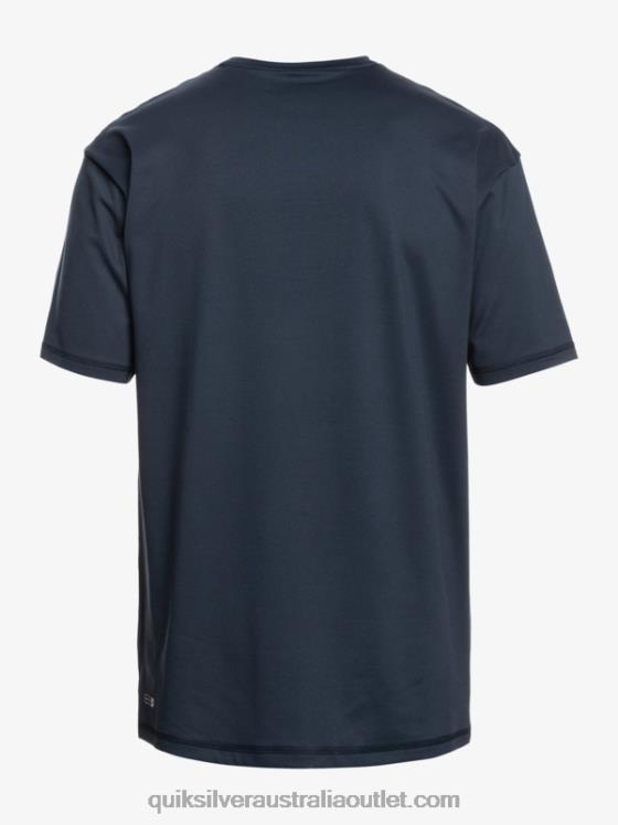Quiksilver Boys 8-16 Solid Streak Short Sleeve UPF 50 Surf T-Shirt H2N4B2133 navy blazer