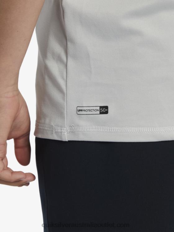 Quiksilver Boys 8-16 Solid Streak Short Sleeve UPF 50 Surf T-Shirt H2N4B2135 gray violet