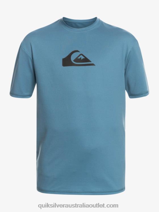 Quiksilver Boys 8-16 Solid Streak Short Sleeve UPF 50 Surf T-Shirt H2N4B2138 provencial