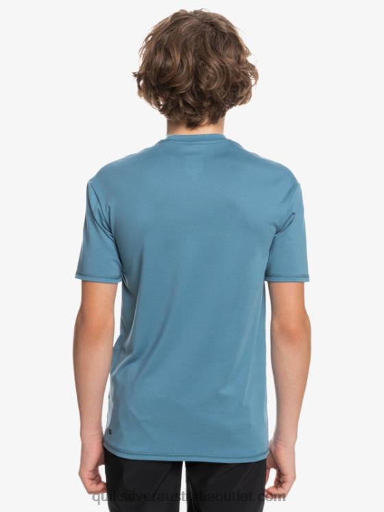 Quiksilver Boys 8-16 Solid Streak Short Sleeve UPF 50 Surf T-Shirt H2N4B2138 provencial