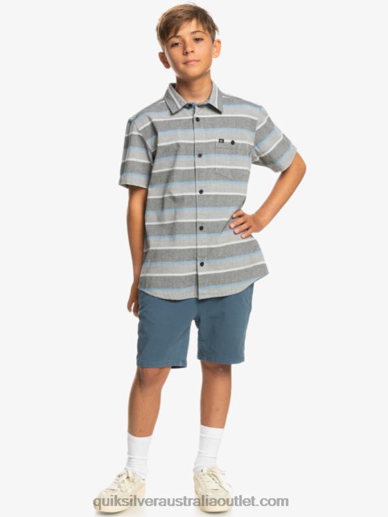 Quiksilver Boys 8-16 Cali Sunrise Shirt H2N4B2157 black cali sunrise 231