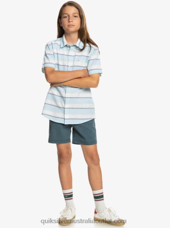 Quiksilver Boys 8-16 Cali Sunrise Shirt H2N4B2158 white cali sunrise 231